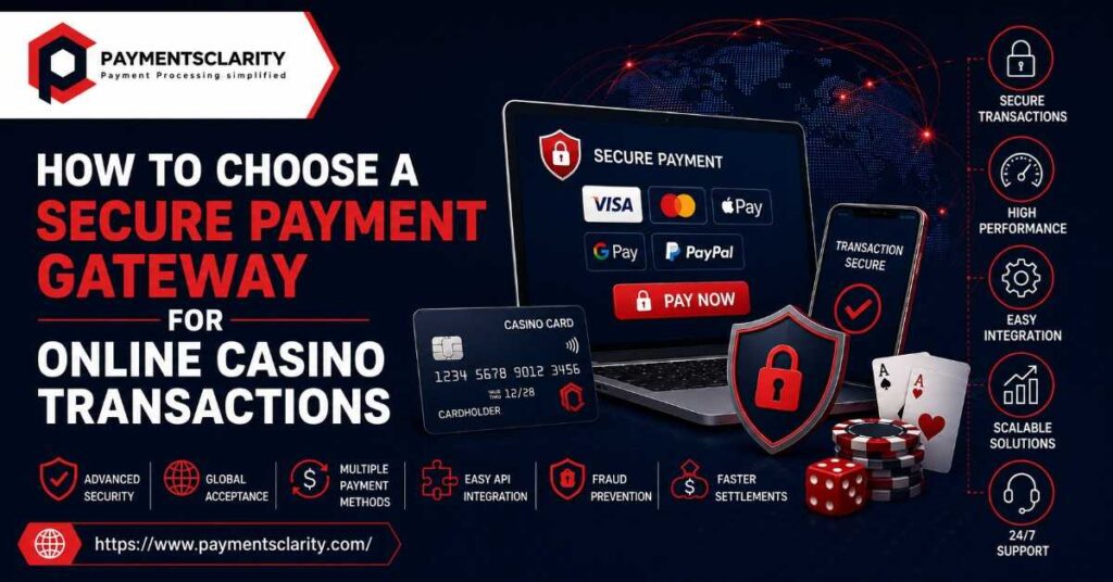 Payment Gateway for Online Casino Transactions